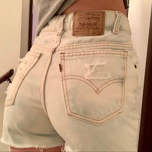 Bleached vintage Levi’s